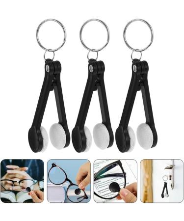 3pcs Multipurpose Glasses Lens Cleaning Wipes - Travel-Friendly Spectacles Cleaner Clips & Mini Tools | Best Abs Lens Cleaner - Buy Online on GoSupps.com