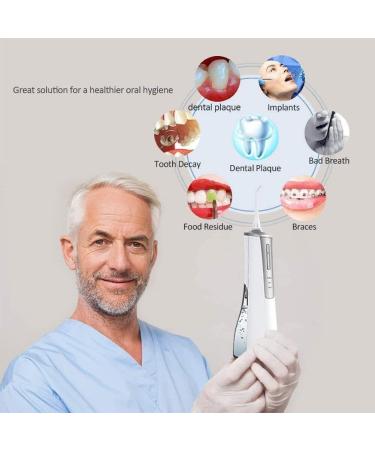 GeRRiT Cordless Water Dental Flosser | Portable Oral Irrigator for Teeth & Braces | Rechargeable & IPX7 Waterproof - Perfect for Home & Travel - Buy Online on GoSupps.com