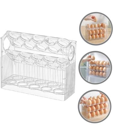 PRETYZOOM Egg Storage Box Egg Holder for Fridge Egg Storage Drawer Egg Preservation Holder Side Door Egg Plate - Buy Online on GoSupps.com