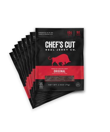 Chef's Cut Tender Real Steak Jerky, Original Recipe, 2.5 Ounce