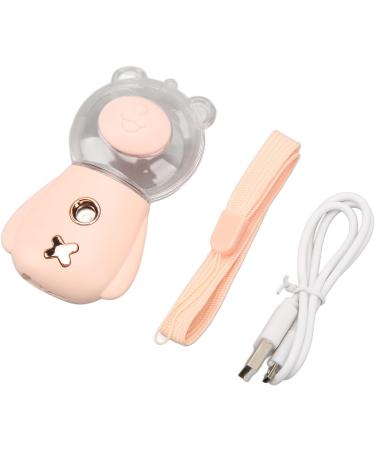 Facial Mister Cute Shape 3 Minute Timing USB Interface DC5V Portable Moisturizing Skin Nano Mist Sprayer with Lanyard for Home Pink - Buy Online on GoSupps.com