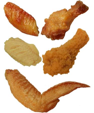 Zerodeko 10 Pcs Simulation Chicken Leg Chicken Wings Imitated Chicken Wings Chicken Wings Models Kitchen Props for Home Fake Food Lifelike Fast Foods Food Decor Chickens Pvc Toy Artificial Assorted Colorx2pcs 11X3.8X2.2CMx2pcs - Buy Online on GoSupps.com