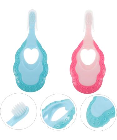 Fomiyes 2-Pack Baby Toothbrushes | Manual Kids Tooth Cleaning Brush for MAM Bottles | Travel-Friendly Children's Toothbrushes for Everyday Use - Buy Online on GoSupps.com