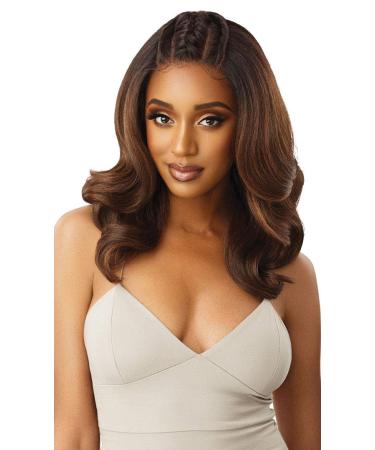 Outre Lacefront Julianne Glamorous Wavy 13x6 Frontal HD Baby Hair 1B Off Black - Buy Online on GoSupps.com
