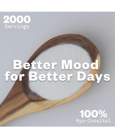 Purisure Myo-Inositol Powder 1kg - Fertility & Hormonal Balance Support | Pure Inositol Supplement for Energy & Brain Wellness - Vegan & Non-GMO - Buy Online on GoSupps.com