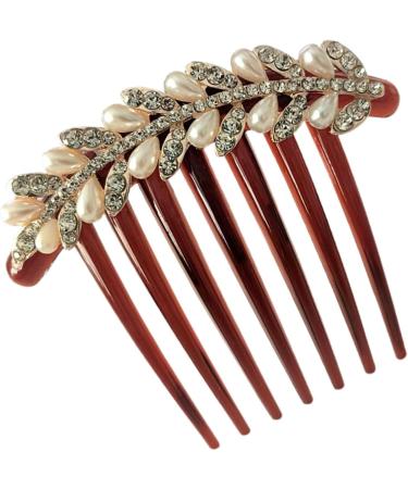 Beaupretty Comb bridal hair jewelry women hair decoration antique hair comb crystal hair pin fairy hear clips hair side comb bun holder clip wedding plastic South Korea bangs Wedding - Buy Online on GoSupps.com