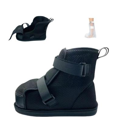 Plaster Protection Shoes Fracture Shoes Shoes for Foot Injuries Postoperative Recovery Plaster Shoe Covers Adjustable Medical Walking Shoes for Postoperative Use High Top Small