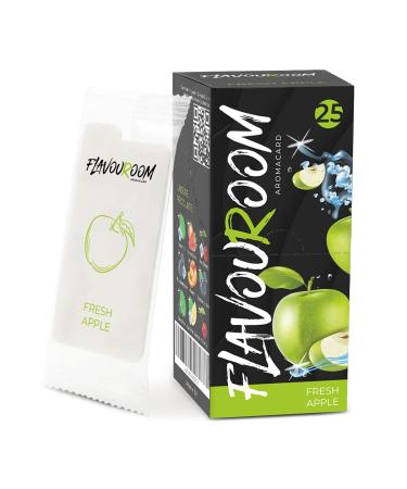 Flavoroom - Premium Fresh Apple Aroma card 25 Set |Fresh apple card for unforgettable flavor tasteincluding box for storing the Fresh Apple leaves cards - Buy Online on GoSupps.com