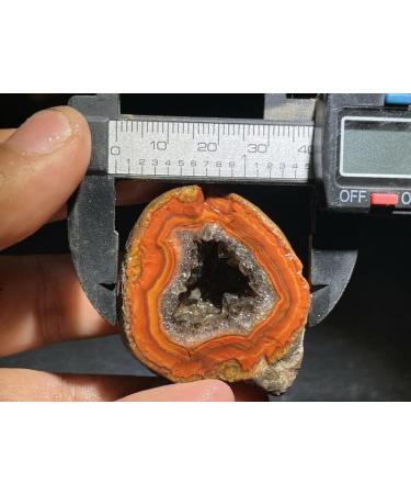 Natural Crystal Rough Red Battle Blood Agate Rough China Agate Crystal Achat Geode Specimen 59g RD23 - Buy Online on GoSupps.com