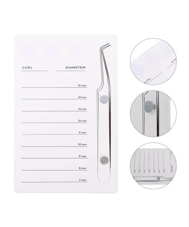 Buy Magnetic Eyelash Board - Acrylic Display Tray for Eyelash Extensions & Grafting Supplies | Premium Eyelash Accessories - International Shipping Available - Buy Online on GoSupps.com