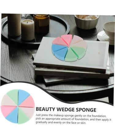 FRCOLOR 9 Sets Triangular Sponge Puff Foundation Makeup Pads Face Puff Finger Puff Cleansing Cotton Pads Makeup Tool Face for Cleansing Girl Wet and Dry Loose Powder Emulsion - Buy Online on GoSupps.com