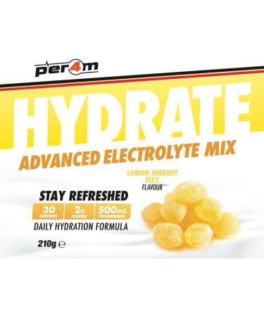 Per4m Hydrate Advanced Electrolyte Mix (210g) Fizz au citron et au sherbet - nergie et endurance - Electrolytes - Buy Online on GoSupps.com