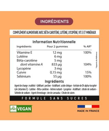 Lashil Beauty - Good Sun - Food Supplements - Self-Tanning and Sun Preparer - Proven Effectiveness - Made in France - Vitamin E Beta-Carotene Vitamin A - 60 Gummies - Buy Online on GoSupps.com