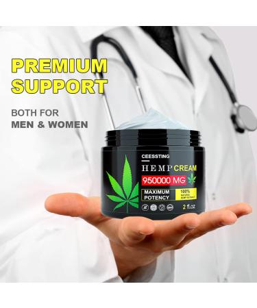 ENVISHA 2 Pack Hemp Cream by Ceessting - Hydrating & Moisturizing for Men and Women - 4 oz - Buy Online on GoSupps.com