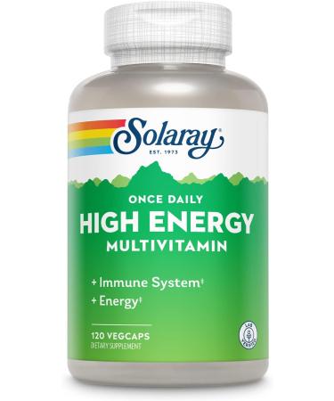 Solaray Once Daily High Energy Multi-Vita-Min 120 VegCaps - Buy Online on GoSupps.com