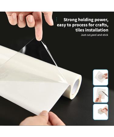 Art3d Adhesive Tile Setting Mat - 12in. X 360in. Double-Sided Tape Sheet for Crafts, Arts, DIY Projects - Damage-Free & Residue-Free - Buy Online on GoSupps.com