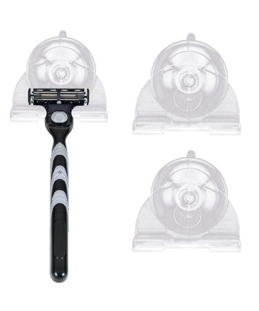 Eachpt Razen bracket shower 2 pieces of razor shower without drilling razor holder shower razor holder hook multi -purpose hook acrylic self -adhesive razor shower shower