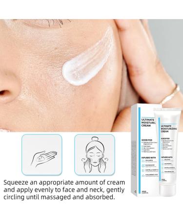 Teegxddy 1 piece Centella Moisturizing Cream Centella Asiatica Cream Ultimate Moisturizing Cream Pore Refining Antioxidant and promotes collagen regeneration Face Cream contains Hyaluronic Acid - Buy Online on GoSupps.com