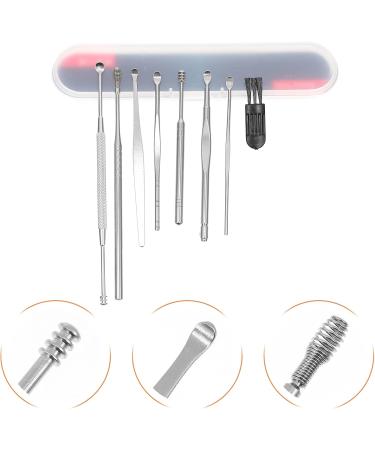 8-Piece Ear Spoon Set | Premium Ear Cleaning Tools & Earwax Removal Supplies | Multipurpose Ear Picks for Home Use - Buy Online on GoSupps.com