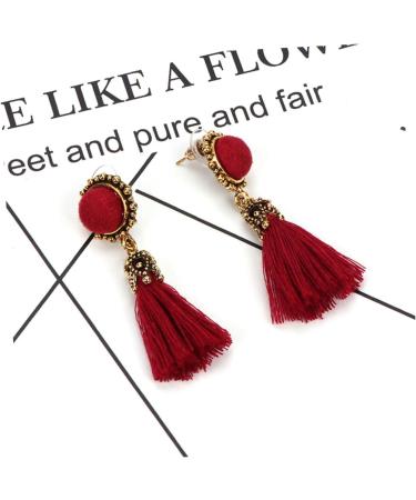 Yardenfun Earring Studs for Women Fringe Earrings for Women Dangle Earrings Pendant Personality Miss Jewelry - Buy Online on GoSupps.com