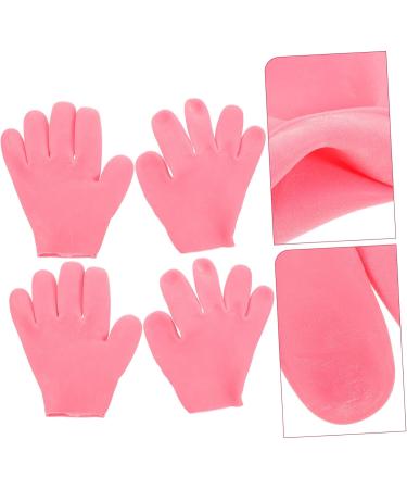 Ipetboom 2 Pairs Moisturizing Gloves Lotion Mittens Sleep Gloves for Dry Hand Gloves for Sleeping Moisturizing Hand Gloves Dry Hand Gloves Full Foot Cover Silica Gel Pink Soft Miss - Buy Online on GoSupps.com