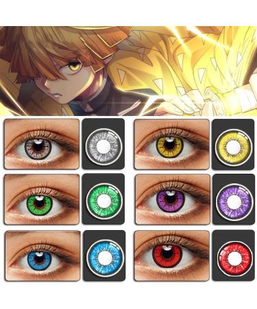 Comfort Contact Lenses - Natural Colored Liebess Language Purple - 1 Pair (Dia 14.50) - International Shipping Available - Buy Online on GoSupps.com