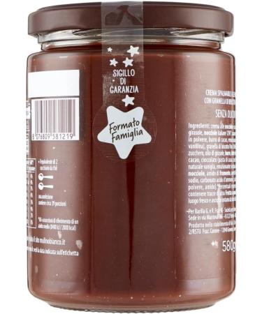 Pan di Stelle Crema Spalmabile Noisette Cr me tartiner 12 x 580 g Cr me avec grains de biscuits sans huile de palme + porte-cl s Beni Culinari gratuit - Buy Online on GoSupps.com