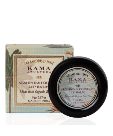 Kama Ayurveda Almond & Coconut Lip Balm | Moisturizing Lip Care 5g - Buy Online Worldwide - Buy Online on GoSupps.com