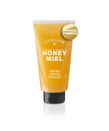 Perlier Sweet Honey Miel Shower & Bath Cream - Nourishing & Soothing Luxury Bath Cream Made With 100% Organic Italian Honey For Deep Moisturization And Hydration (8.4 Fluid Oz.)