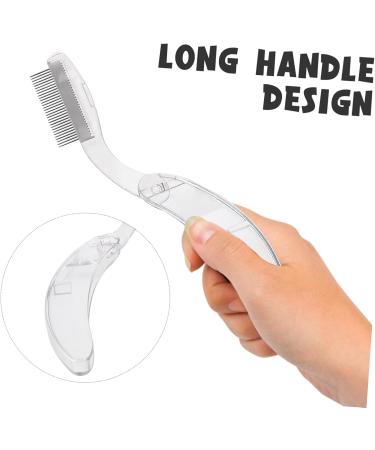 SOESFOUFU Eyelash Curlers 2pcs Foldable Eyebrow Comb Eyelash Brush Lash Extension Tools Dense Lash Comb Make up Eyelash Curler 6.5x2x0.8cm Transparent - Buy Online on GoSupps.com