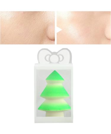 Soft Elastic Christmas Makeup Sponge Hydrophilic Portable Face Beauty Makeup Sponge Suitable for All Skin Types with Soaking Effect and Lasting Makeup - Buy Online on GoSupps.com