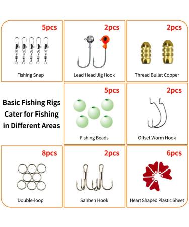 GOANDO 78 Pcs Fishing Lures Kit for Bass Trout Salmon - Bait Tackle Box with Spoon Lures, Soft Plastic Worms, Crankbait Jigs, Fishing Hooks - Freshwater Fishing Accessories - Buy Online on GoSupps.com