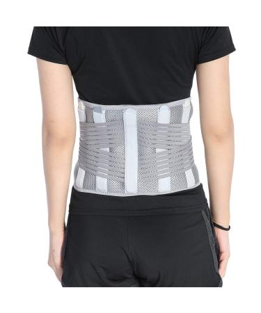 BreataThable Adjustable Abdominal Brace Belt for Waist & Lumbar Support - Pain Relief for Men & Women (Gray L) - Buy Online on GoSupps.com
