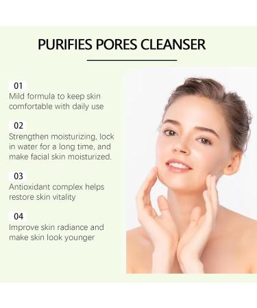 Nettoyant Visage Hydratant Doux - Nettoyage En Profondeur Contr le Du S bum Soin Quotidien Avec Antioxydants For Une Peau Saine(2PCS) - Buy Online on GoSupps.com