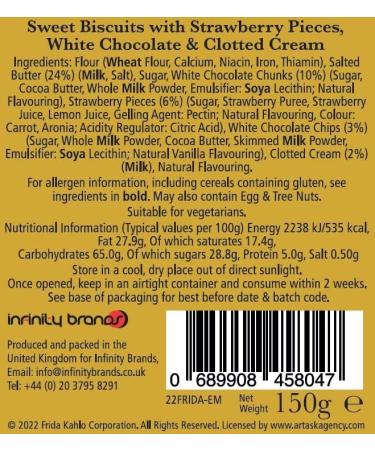 Frida Kahlo | Pure Butter Eton Mess Biscuits Gift Tube 150g - Buy Online on GoSupps.com