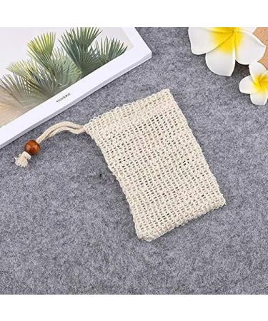 Goldoars 5 PCS Sisal Soap Bag - Exfoliating Natural Soap Pouch for Bathing and Washing - Buy Online on GoSupps.com