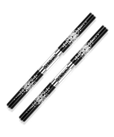 Ycyan 2Pcs Polygel Nail Brush & Picker - Dual-ended Gel Brushes for PolyGel UV Builder Nails - Black - Buy Online on GoSupps.com
