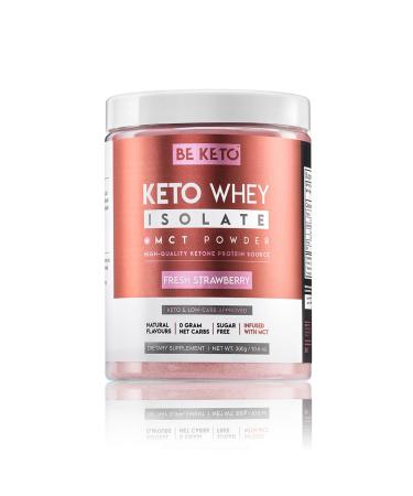 Keto Protein Isolate with MCT - Fresh Strawberry 300G