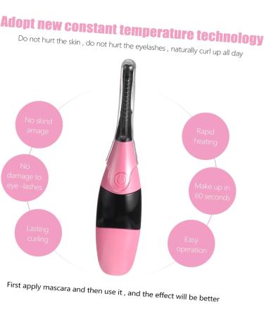 MERRYHAPY Rechargeable Eyelash Curler & Brush - Professional Beauty Tool for Stunning Lashes | USB Mini Eyelash Curling Clips - Buy Online on GoSupps.com