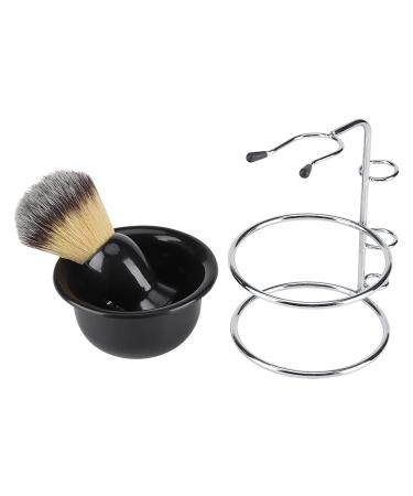 4-Piece Stainless Steel Shaving Set | Manual Razor Stand Brush & Bowl | Premium Grooming Kit for Men - Buy Online on GoSupps.com
