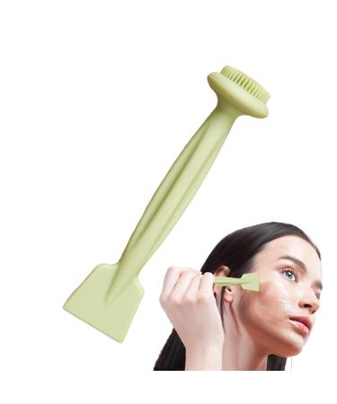 Silicone Face Brush | Face Film Mud Applicator Scraper Reusable Double Head Silicone Face Washing Scrubber