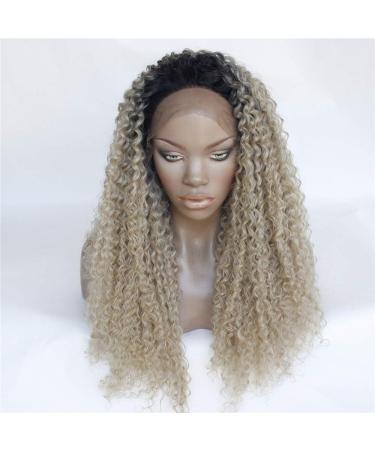 wig Small roll gradient wig headgear front lace chemical fiber wig