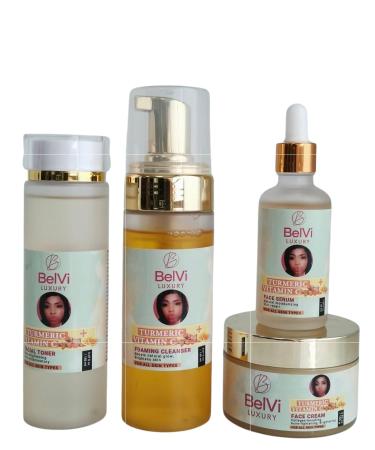 BelVi Luxury Turmeric + Vitamin C Skincare Set