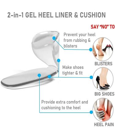 Heel Cushion Inserts & Grips for Women - Blister Prevention & Foot Protection - Buy Online on GoSupps.com
