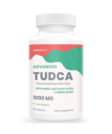 TUDCA Liver Supplements 1000 mg-Bile Salts for Liver Cleanse Detox-Milk Thistle Herbal Blend with Fulvic and Humic Acid for LiverDigestive Health60 Vegan Capsules 60 Count (Pack of 1) - Buy Online on GoSupps.com