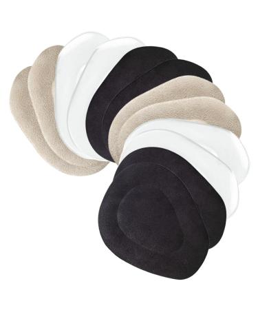 NOLITOY 6 Pairs Forefoot Pad Neuroma Pad Toe Pads for Heel Inserts of Foot Pad Shoe Adhesive Pad Lint Front Foot Pads Heel Cushion Adhesive Shoe Inserts Womens Insoles Half Pad