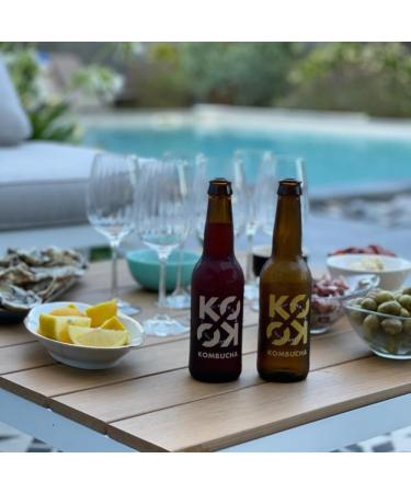 KOKO Kombucha - 12 bottles of 33cl (Ginger-Lemon) - Buy Online on GoSupps.com