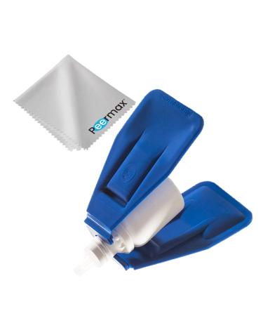 Peermax Eye Drop Aid, AutoSqueeze Eye Drop Bottle Squeezer, Also Includes a Free Bonus Peermax Microfiber Cleaning Cloth, Works with Most Eye Drop Bottles,