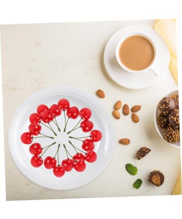 Zerodeko 10pcs Artificial Cherry Fake Cherries Fruit Cognitive Toy Home Kitchen Fruit Decoration Photo Props Fruits Cake Topper Faux Cherries Cherry Tomatoes Child Plastic Kitchen Cabinet - Buy Online on GoSupps.com