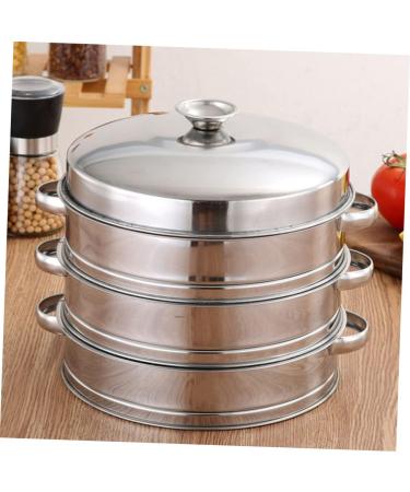 Alipis 1 Set Steamer Stainless Steel Cookware Dumpling Stainless Steel Steam Basket Vegetable Accessories - Buy Online on GoSupps.com